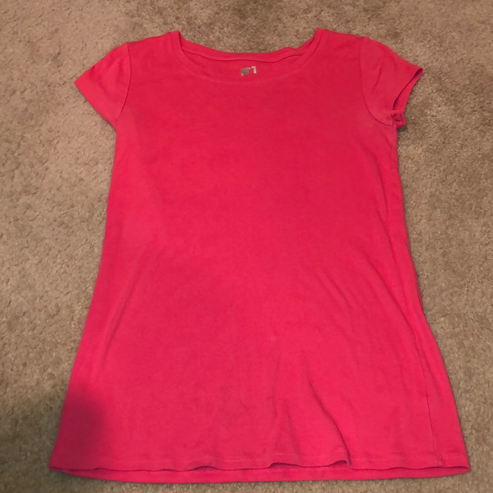 Neon Pink Basic Tee